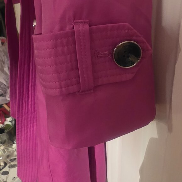 London Fog Orchid Trench Coat - Picture 16 of 16